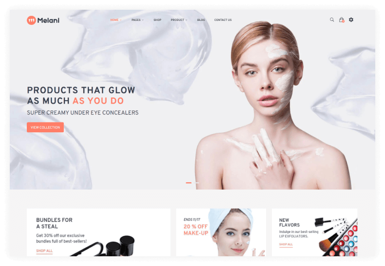 Melani- Cosmetic & Jewelry Shopify theme