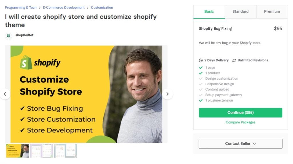 Customize Shopify Theme