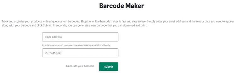 Free Online Barcode Generator