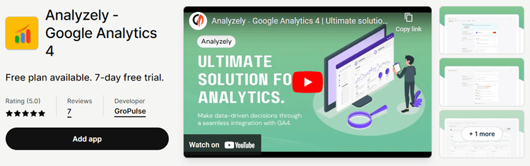 Analyzely - Google Analytics 4