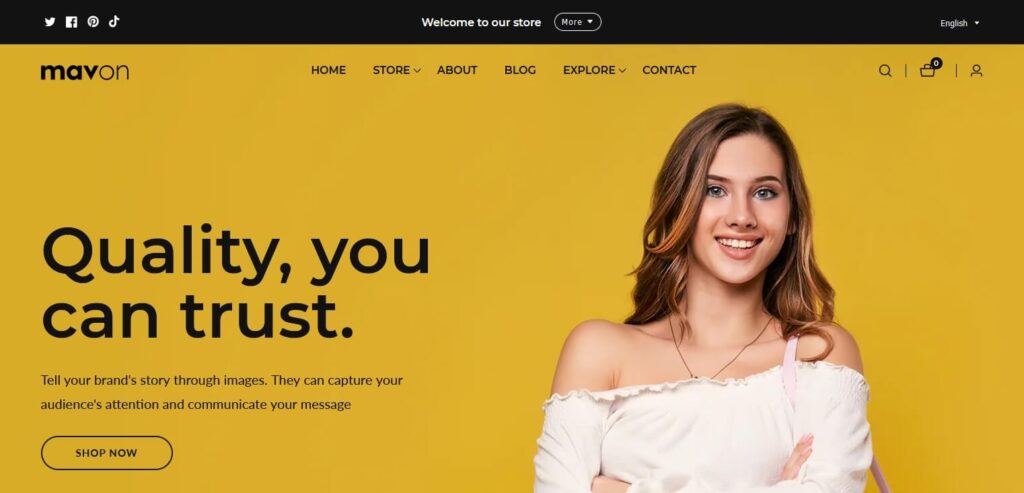 Mavon Shopify Theme
