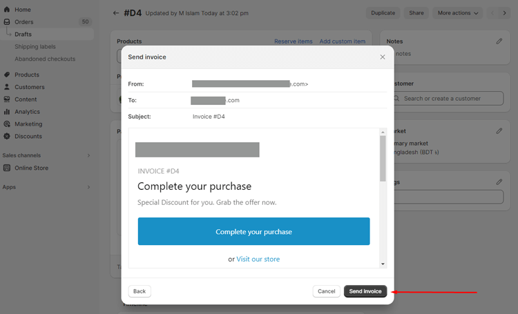 How to Send Invoice on Shopify Quickly: A Step-By-Step Guide - ShopiBuffet