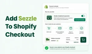 thumbnail about adding Sezzle to Shopify