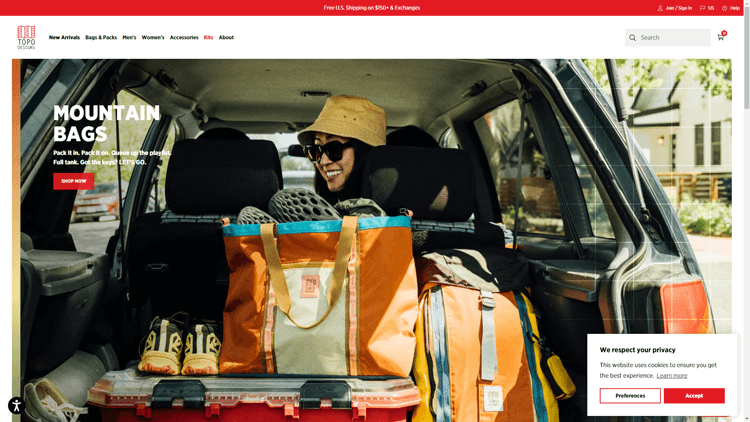 Topo designs