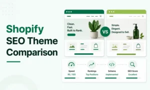 ShopiBuffet thumbnail comparing Shopify SEO themes for 2026.