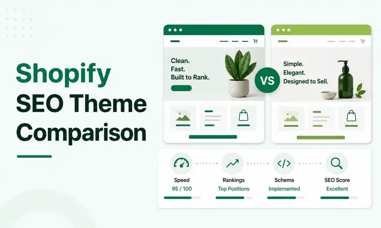 ShopiBuffet thumbnail comparing Shopify SEO themes for 2026.