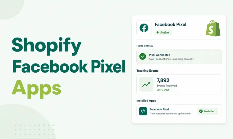 ShopiBuffet thumbnail about the best Shopify Facebook Pixel apps in 2026.
