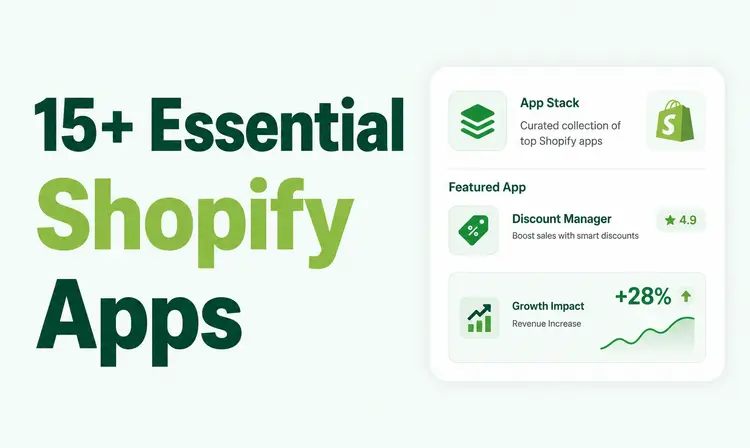 15+ Essential Shopify Apps for 2026 (Starter & Scaling Stacks)