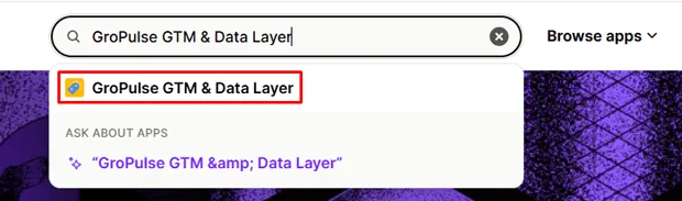 Search GTM & Data Layer App
