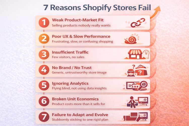 Why Most Shopify Stores Fail