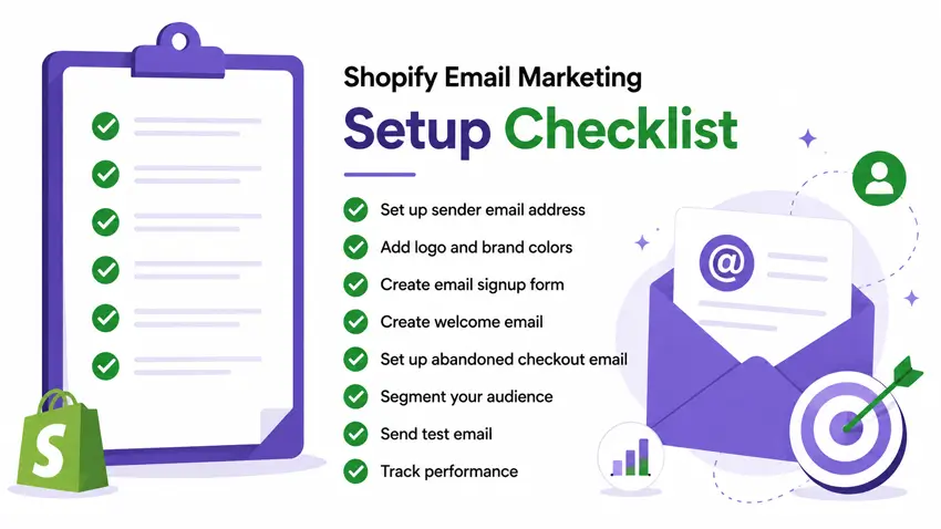Shopify email Marketing Checklist